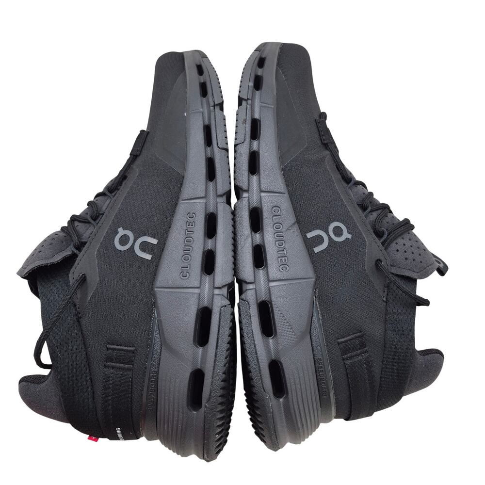 NEW On Cloudnova 2 casual shoes Black athletic Sneakers Women's size 8.5